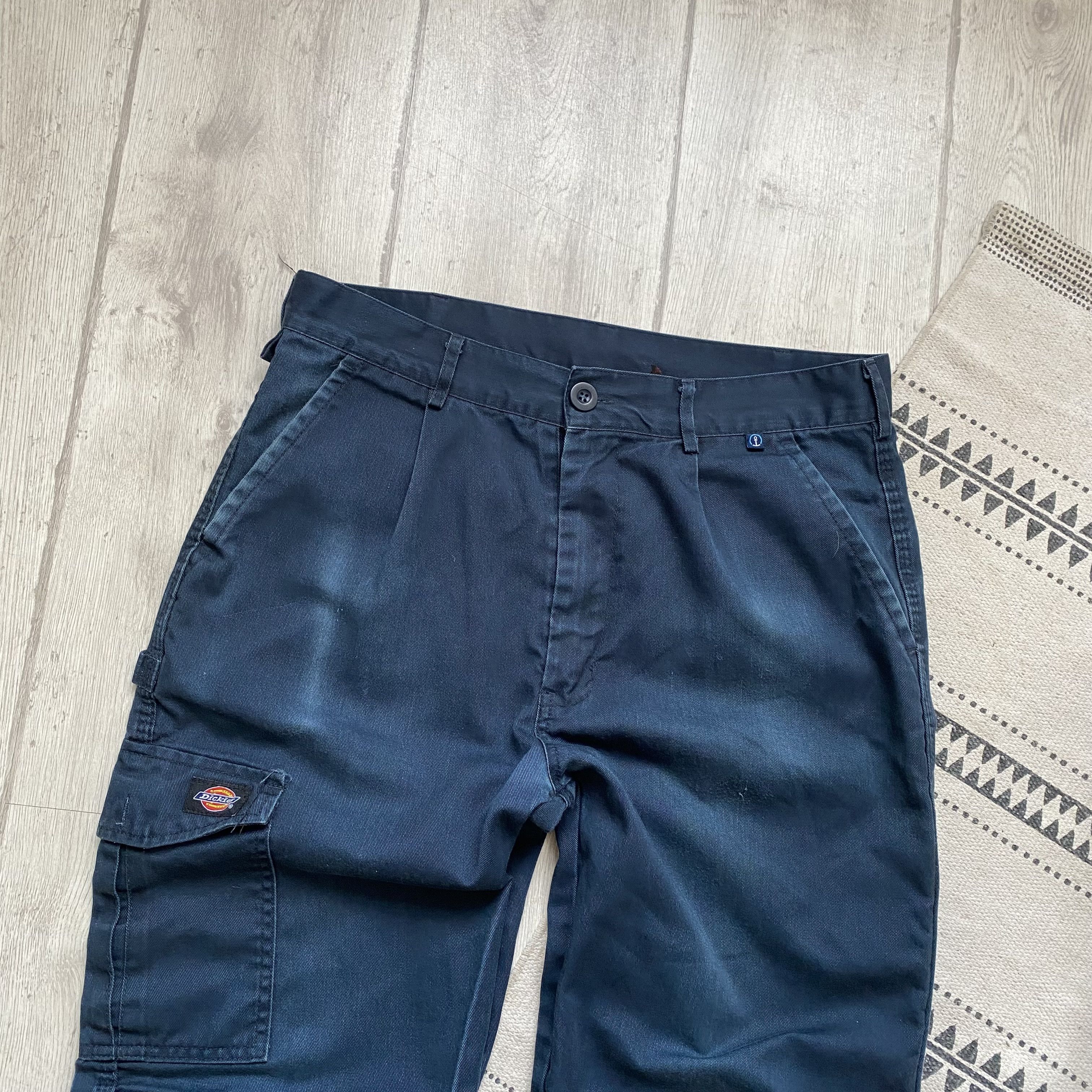 Dickies Vintage Trashed Dickies cargo pants Workwear Le Laboureur Size US 32 / EU 48 - 2 Thumbnail