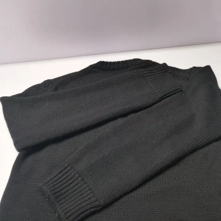 Fendi FENDI Black Knit Sweater with Logo -2507 Size US M / EU 48-50 / 2 - 7 Thumbnail