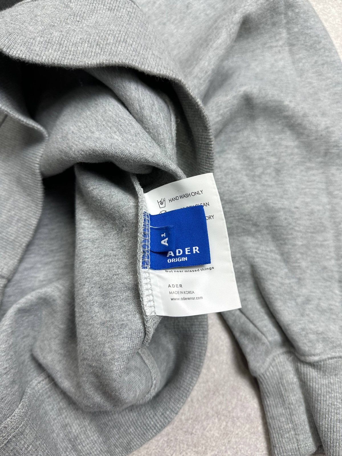 Ader Error FW20 Ader Error Ebroidery Logo Sweatshirt size A1 Size US L / EU 52-54 / 3 - 7 Thumbnail