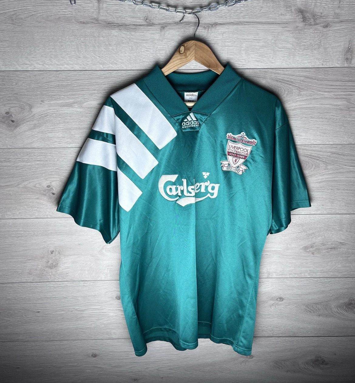Other VERY RARE SOCCER JERSEY LIVERPOOL ADIDAS EQUIVALENT 1990s Size US M / EU 48-50 / 2 - 1 Thumbnail