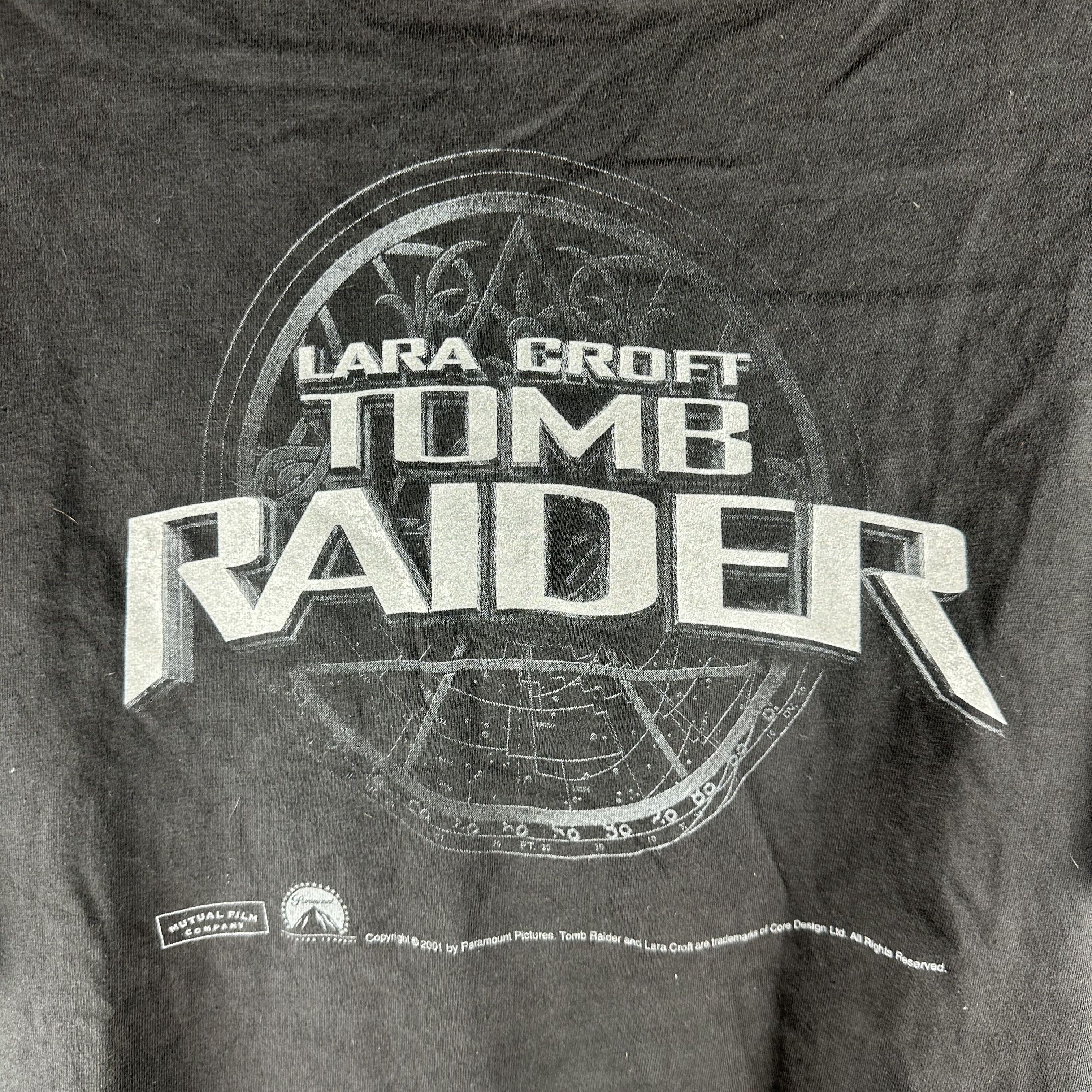 Vintage Vintage 2001 Lara Croft Tomb Raider Movie Promo T-Shirt Size US XL / EU 56 / 4 - 4 Thumbnail