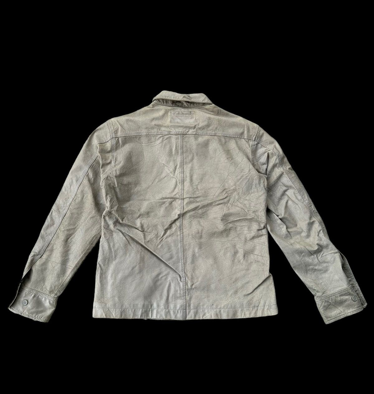 Yohji Yamamoto 🔥Archived🔥Yohji Yamamoto signature pigskin shirts Size L / US 10 / IT 46 - 3 Thumbnail