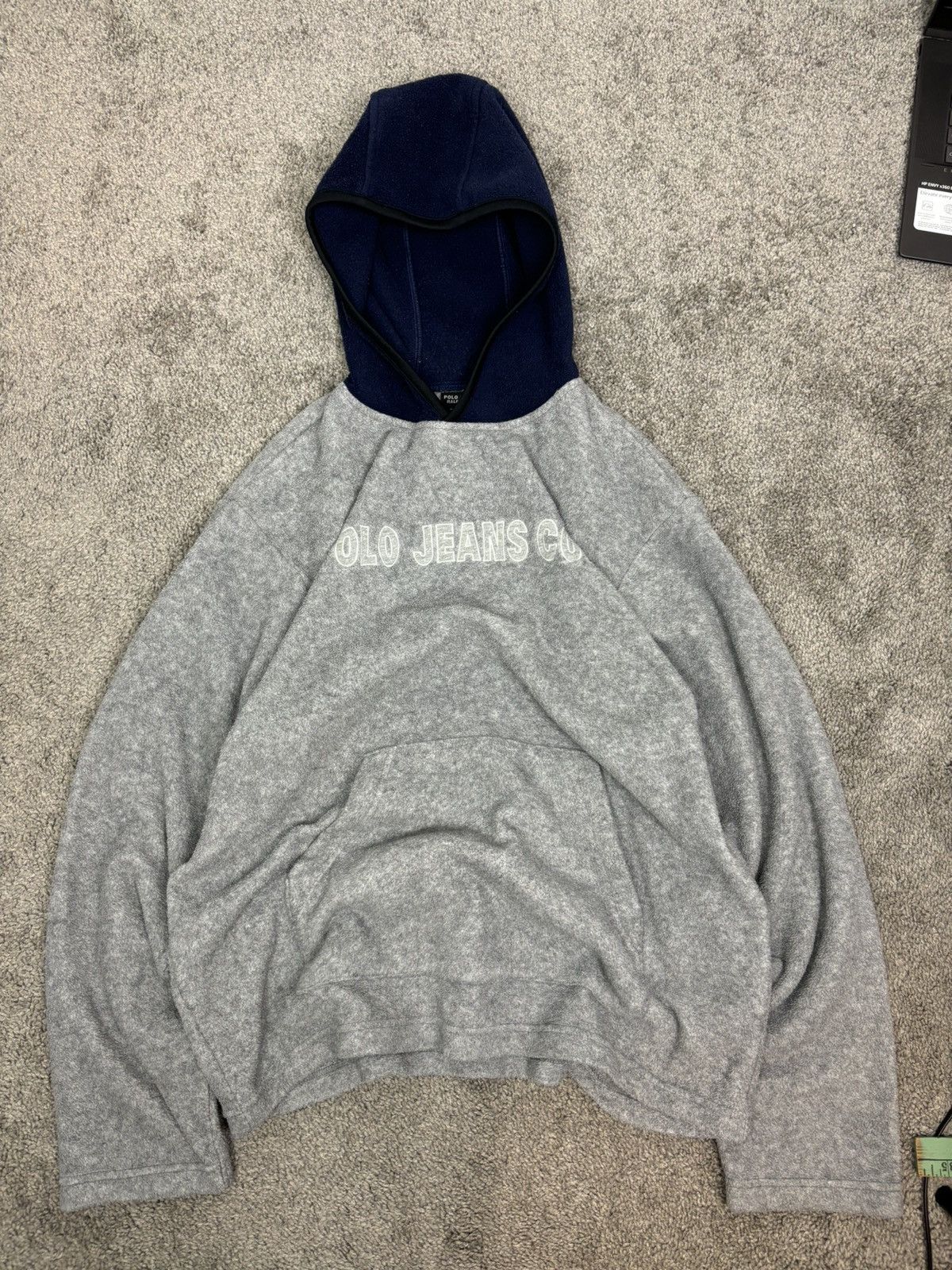 Polo Ralph Lauren × Vintage Y2k polo jeans co fleece hoodie Size US L / EU 52-54 / 3 - 1 Thumbnail