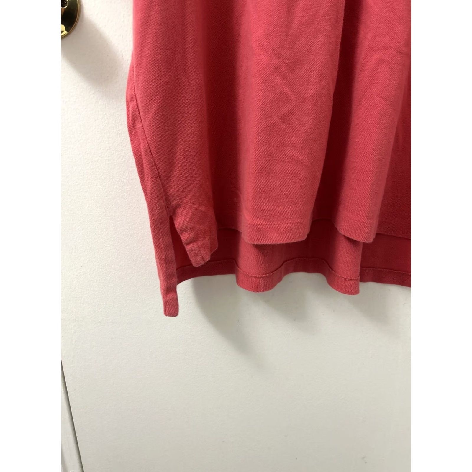 Polo Ralph Lauren VINTAGE Polo Ralph Lauren Shirt Mens XL Pink Short Sleeve 100% Cotton Green Pony Polo Logo Classic Fit Vintage Preppy Size US XL / EU 56 / 4 - 6 Thumbnail
