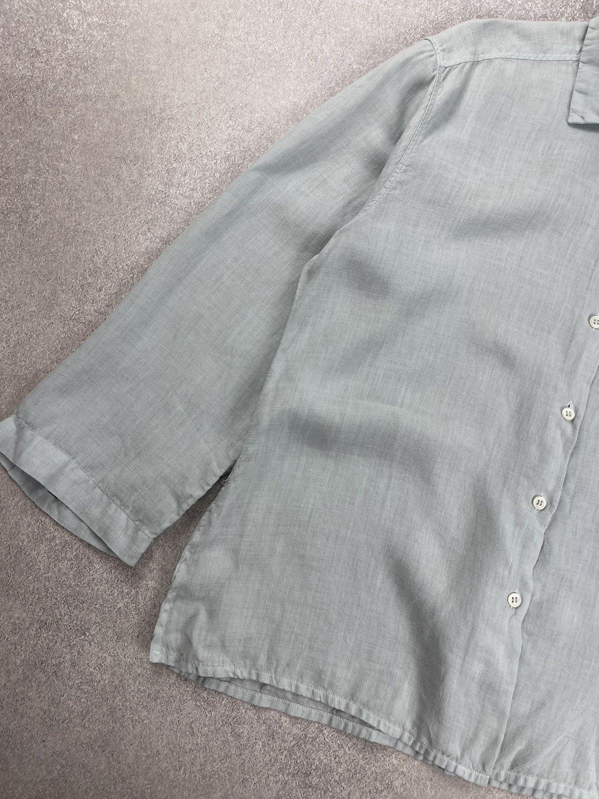 Japanese Brand Oska Linen Long Sleeve Shirt Size 1 Size S / US 4 / IT 40 - 3 Thumbnail
