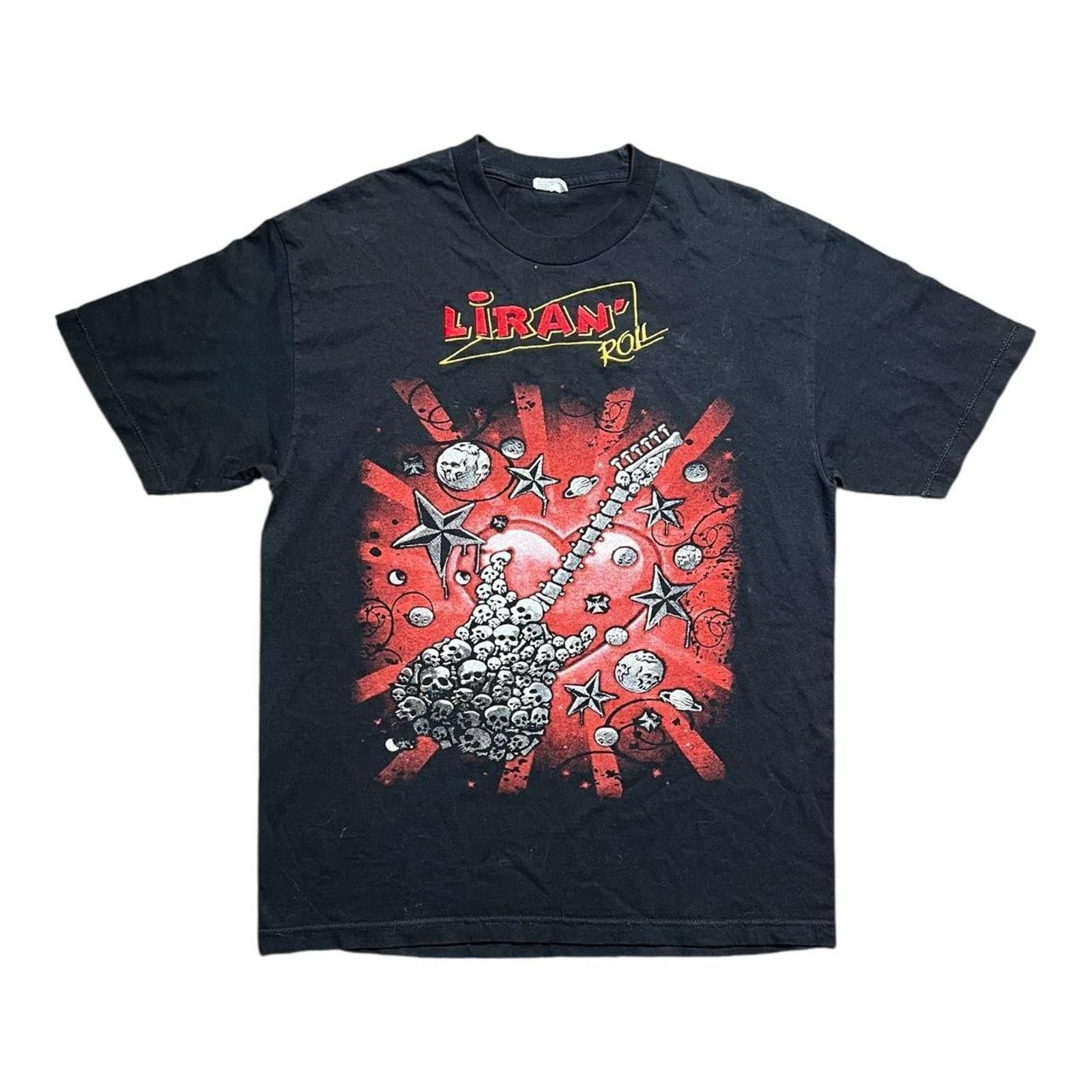 Other Vintage Liran’ Roll Skull Guitar Double Sided T-shirt Size US L / EU 52-54 / 3 - 1 Thumbnail