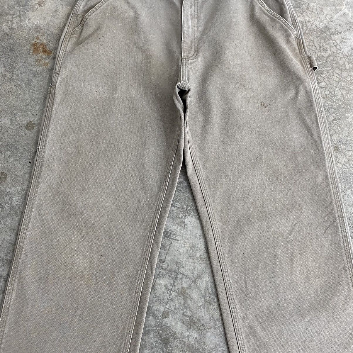 Carhartt × Vintage Vintage Carhartt Desert Grey Carpenter Workwear Pants Size US 33 - 6 Thumbnail