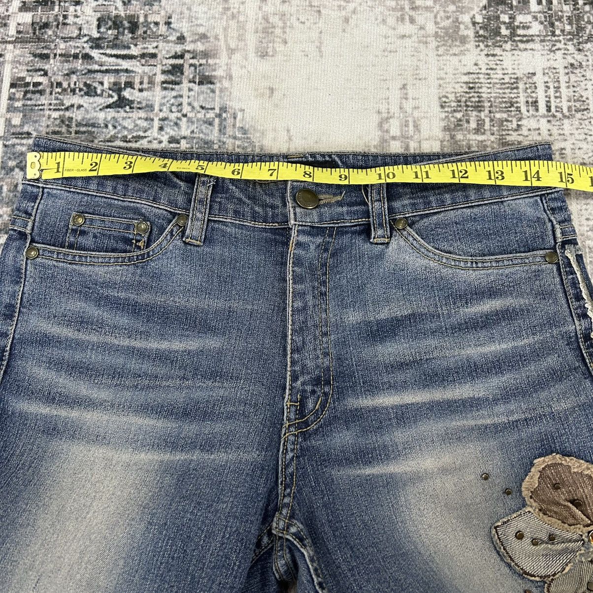 If Six Was Nine Embroidery Flower Flared Pants Size US 29 - 15 Thumbnail