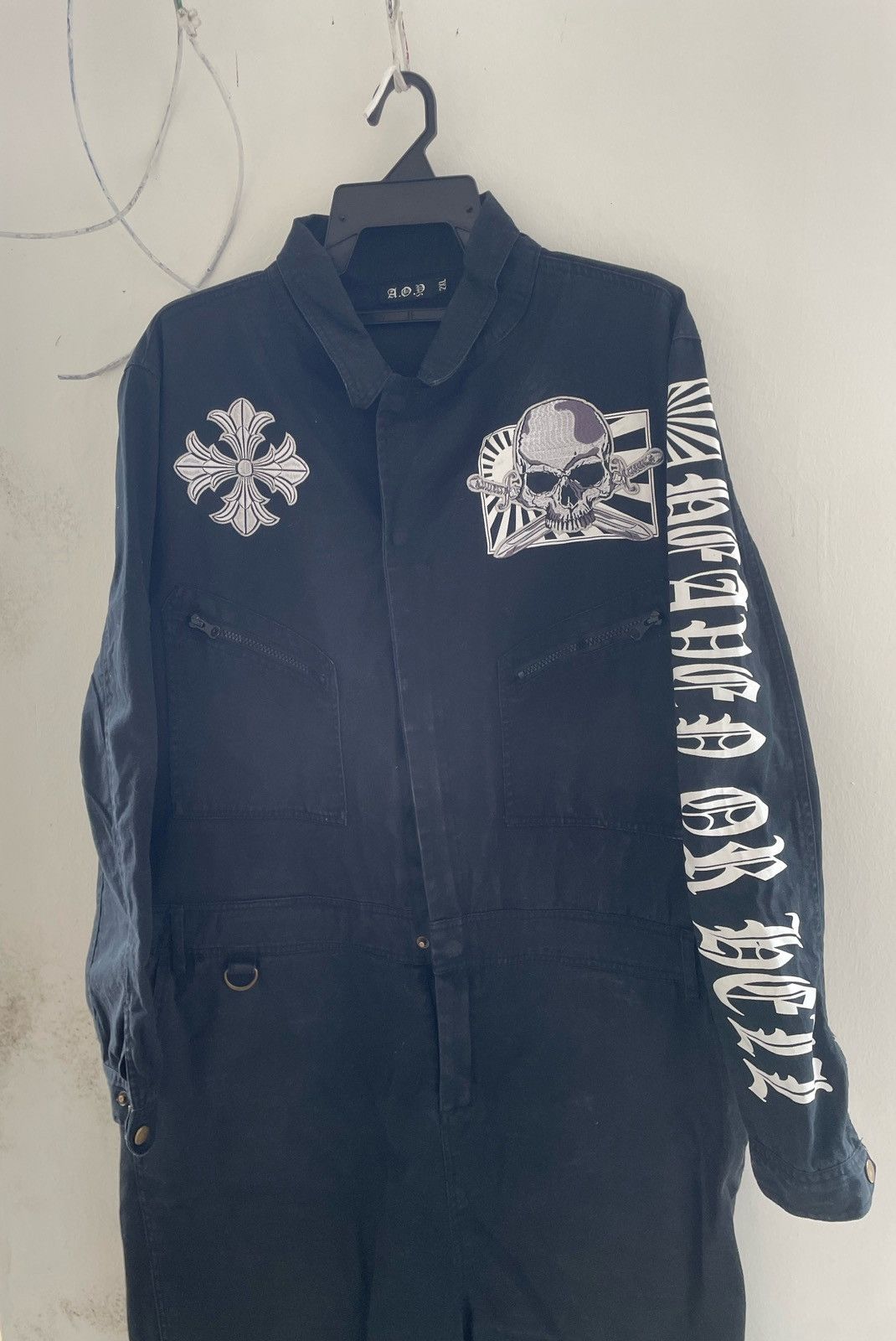 AFFXWRKS × Affliction A.O.P HEAVEN OR HELL COVERALL Size US 44 / EU 60 - 5 Thumbnail