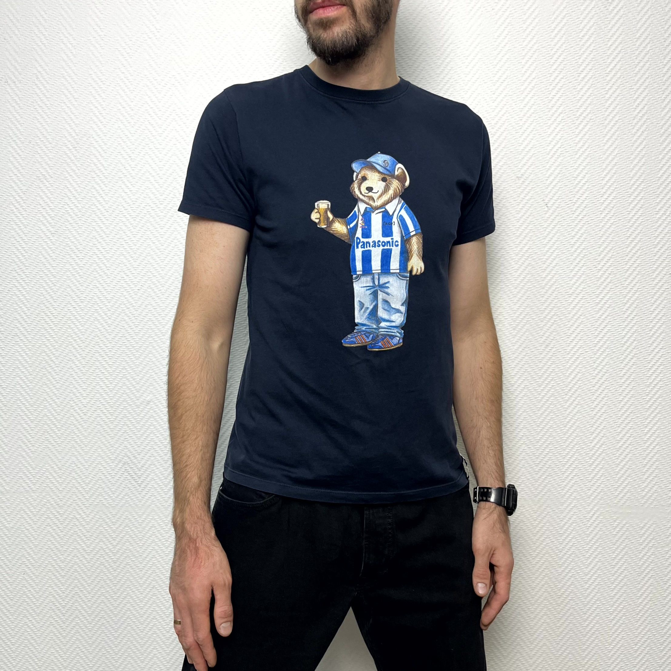 Other Bear Football Fan Graphic Black T-Shirt Panasonic Size S Size US S / EU 44-46 / 1 - 5 Thumbnail
