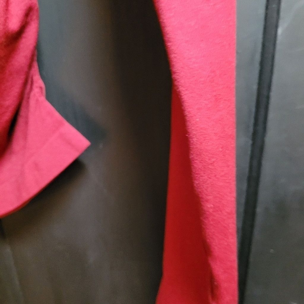 FILLES A PAPA Papaya, long sleeve ,side ruching,deep red, pre loved, small Size S / US 4 / IT 40 - 8 Thumbnail