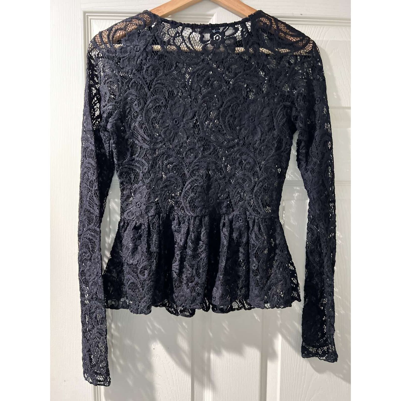 Dolce Vita Dolce Vita Women Lond Sleeve Blouse Black Size S A001788 Size S / US 4 / IT 40 - 3 Thumbnail