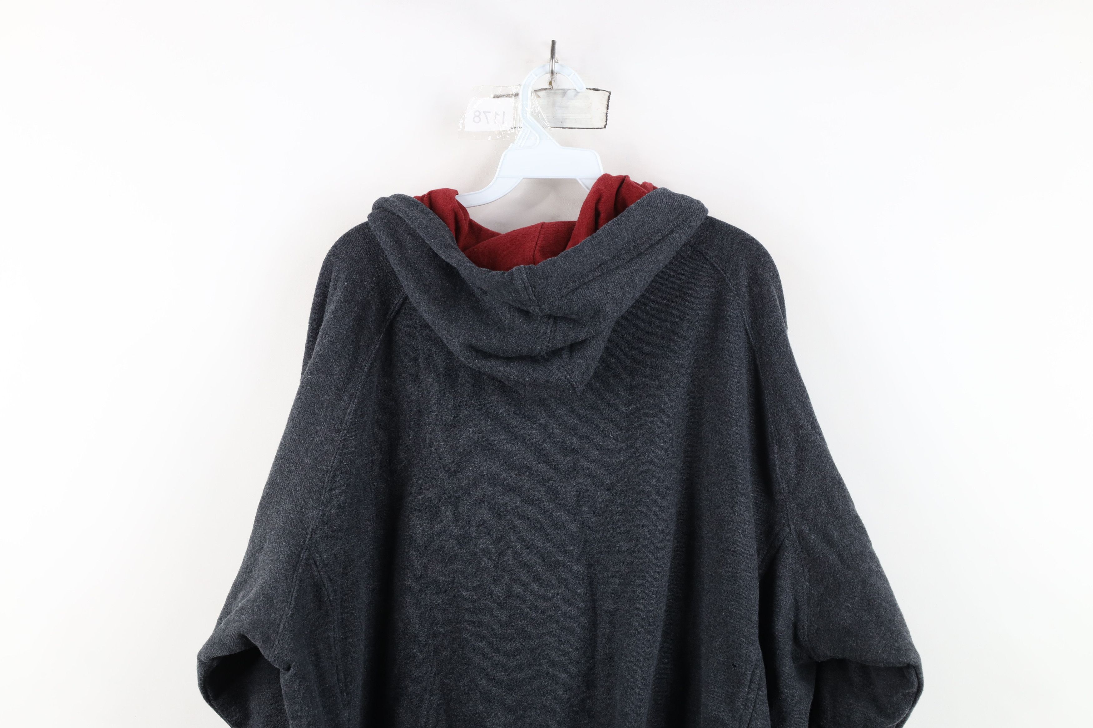 Vintage Vintage 90s Streetwear Baggy Fit Half Zip Hoodie Sweatshirt Size US XL / EU 56 / 4 - 12 Thumbnail