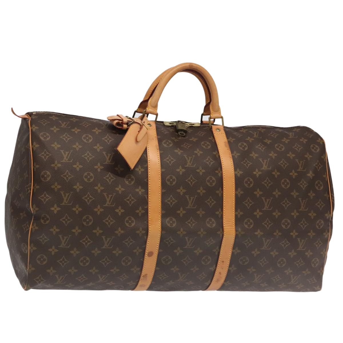 LOUIS VUITTON Monogram Keepall 60 Boston Bag M41422