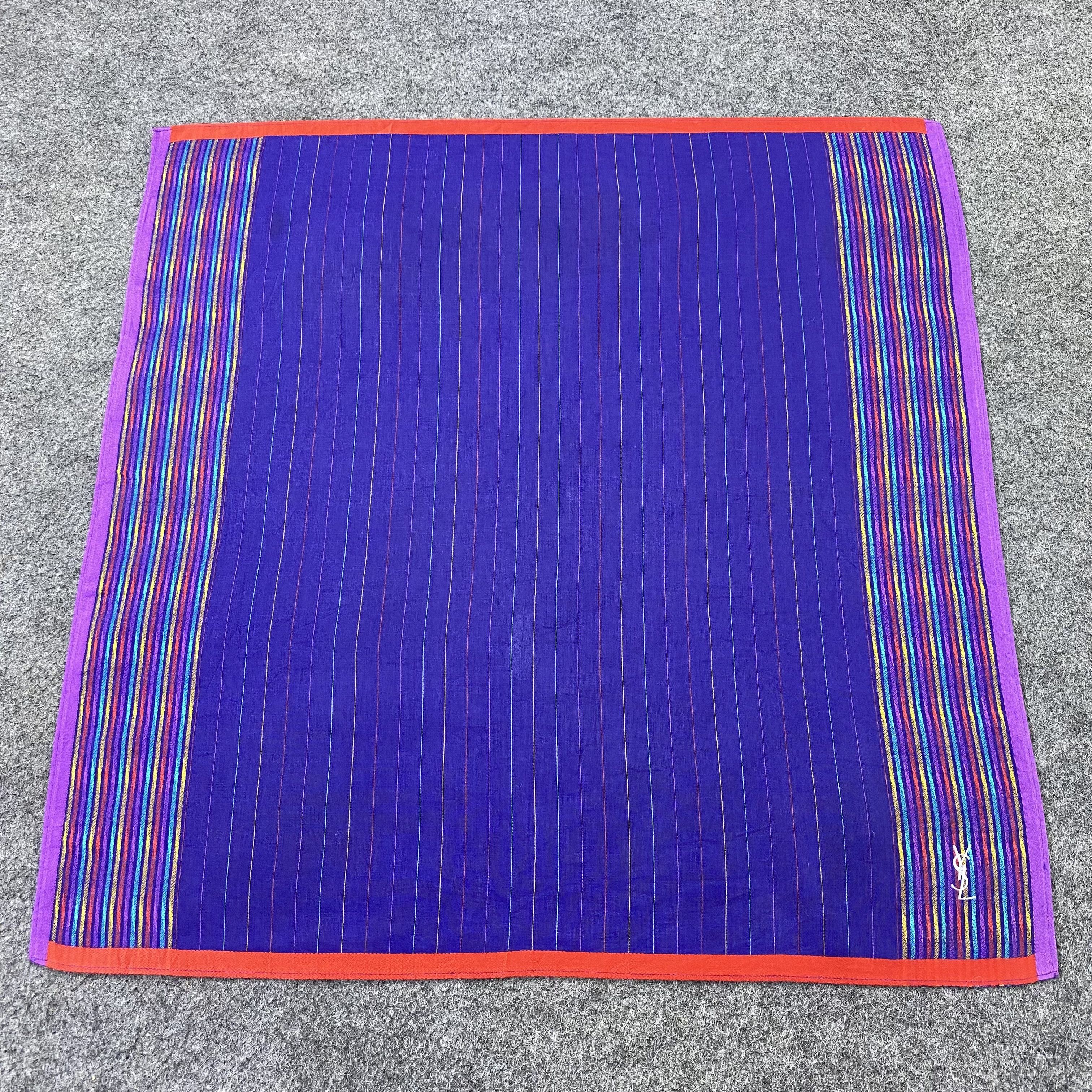 Vintage × Yves Saint Laurent Yves Saint Laurent Handkerchief / Bandana /Neckerchief-B1300 Size ONE SIZE - 3 Thumbnail