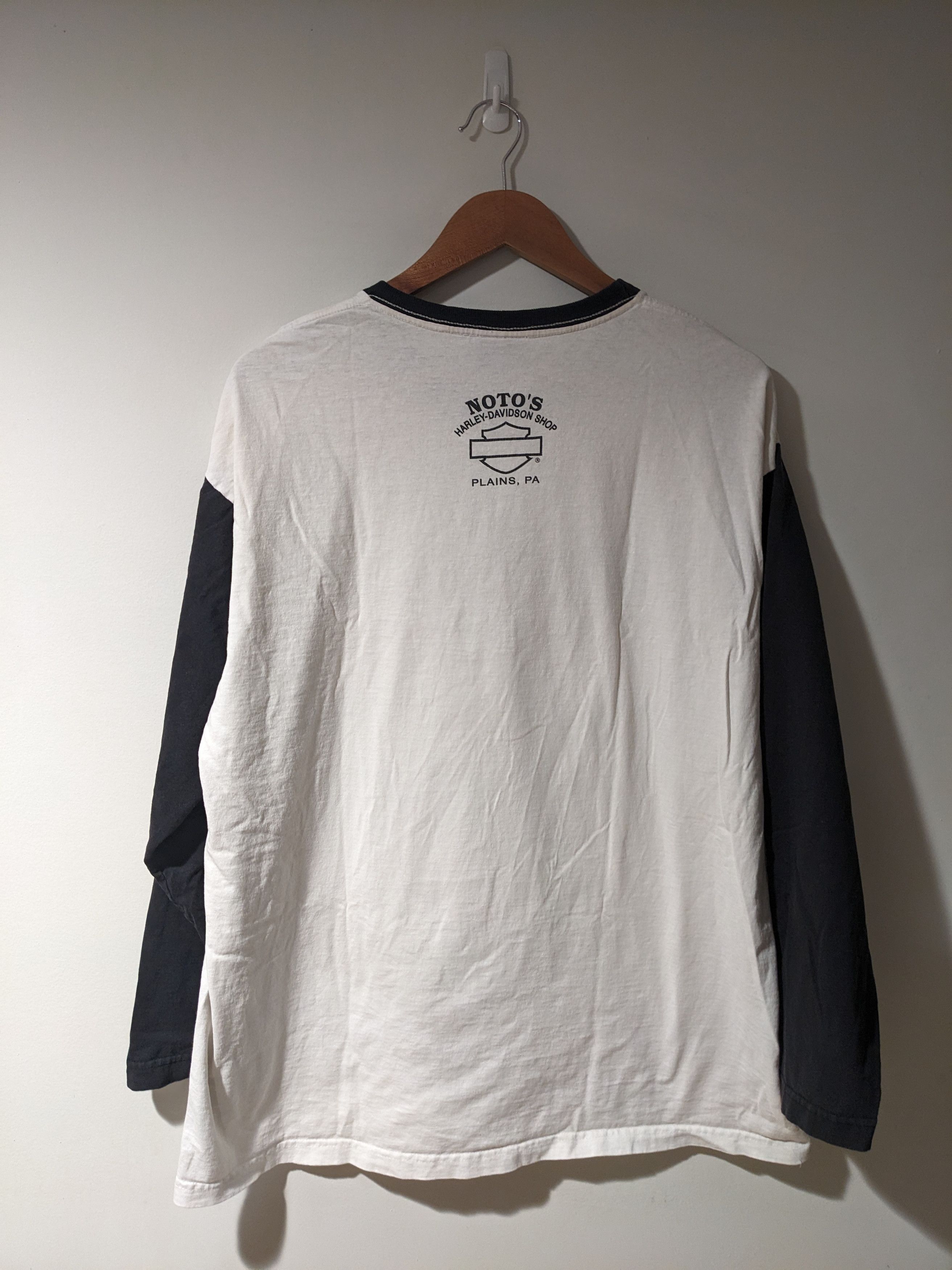 Harley Davidson × Vintage Vintage 2005 Harley Davidson Living Long-Sleeve T-Shirt Size US XL / EU 56 / 4 - 6 Thumbnail