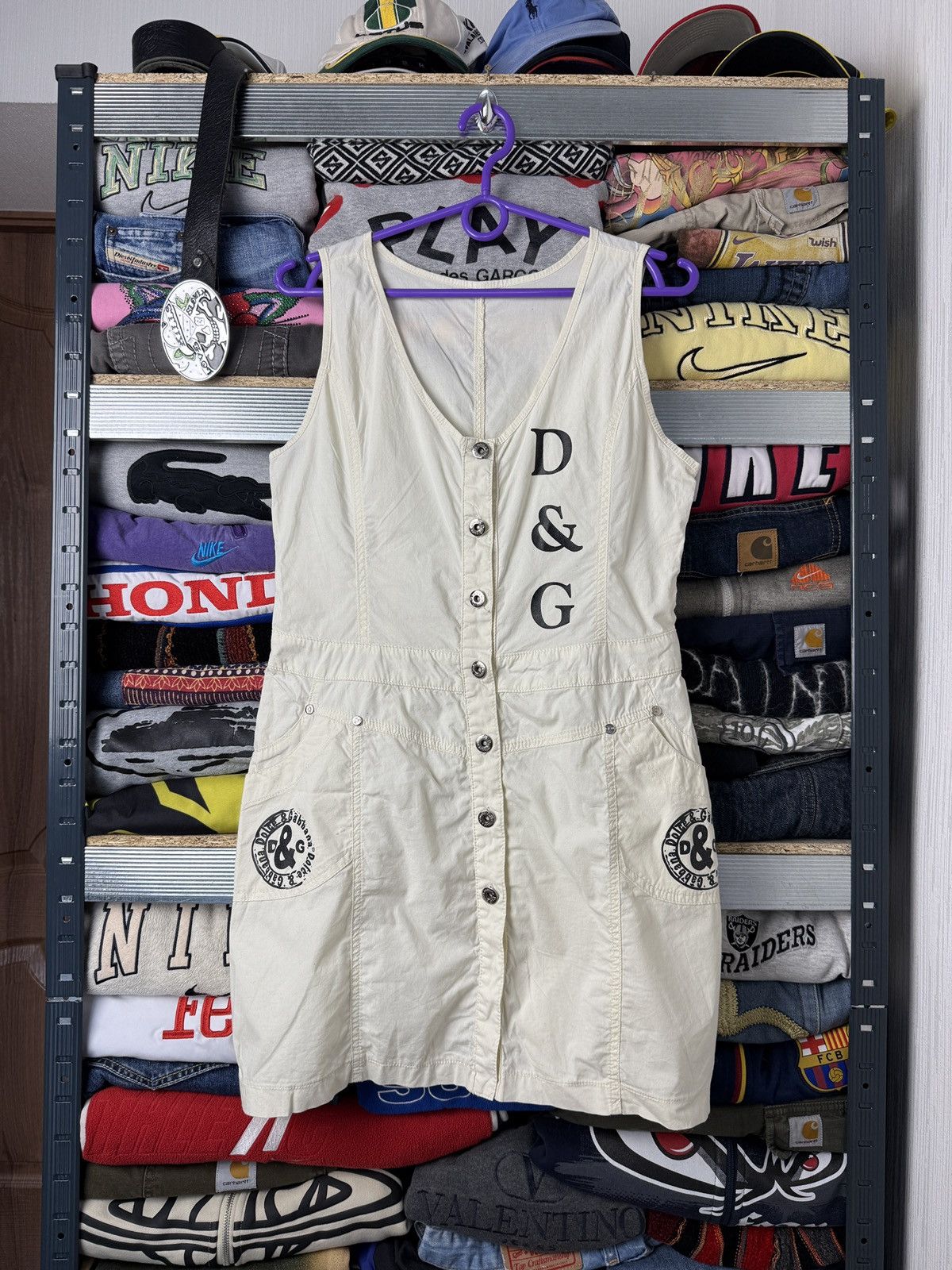 Dolce & Gabbana Dolce & Gabbana dress very rare 00s big logo Size M / US 6-8 / IT 42-44 - 1 Thumbnail