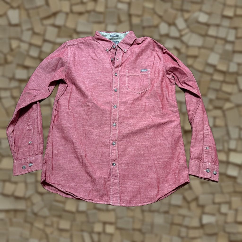 Eddie Bauer Eddie Bauer Shirts Men's Large Red Long Sleeve Button Up Classic Fit Casual Size US L / EU 52-54 / 3 - 1 Thumbnail