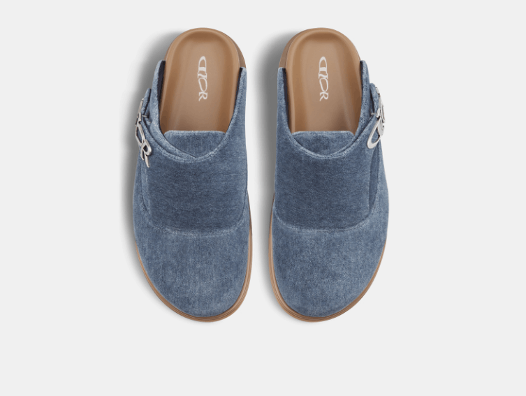 Dior o1w1db10426 3SA169 Aqua Mules in Blue Size US 9 / EU 42 - 3 Thumbnail