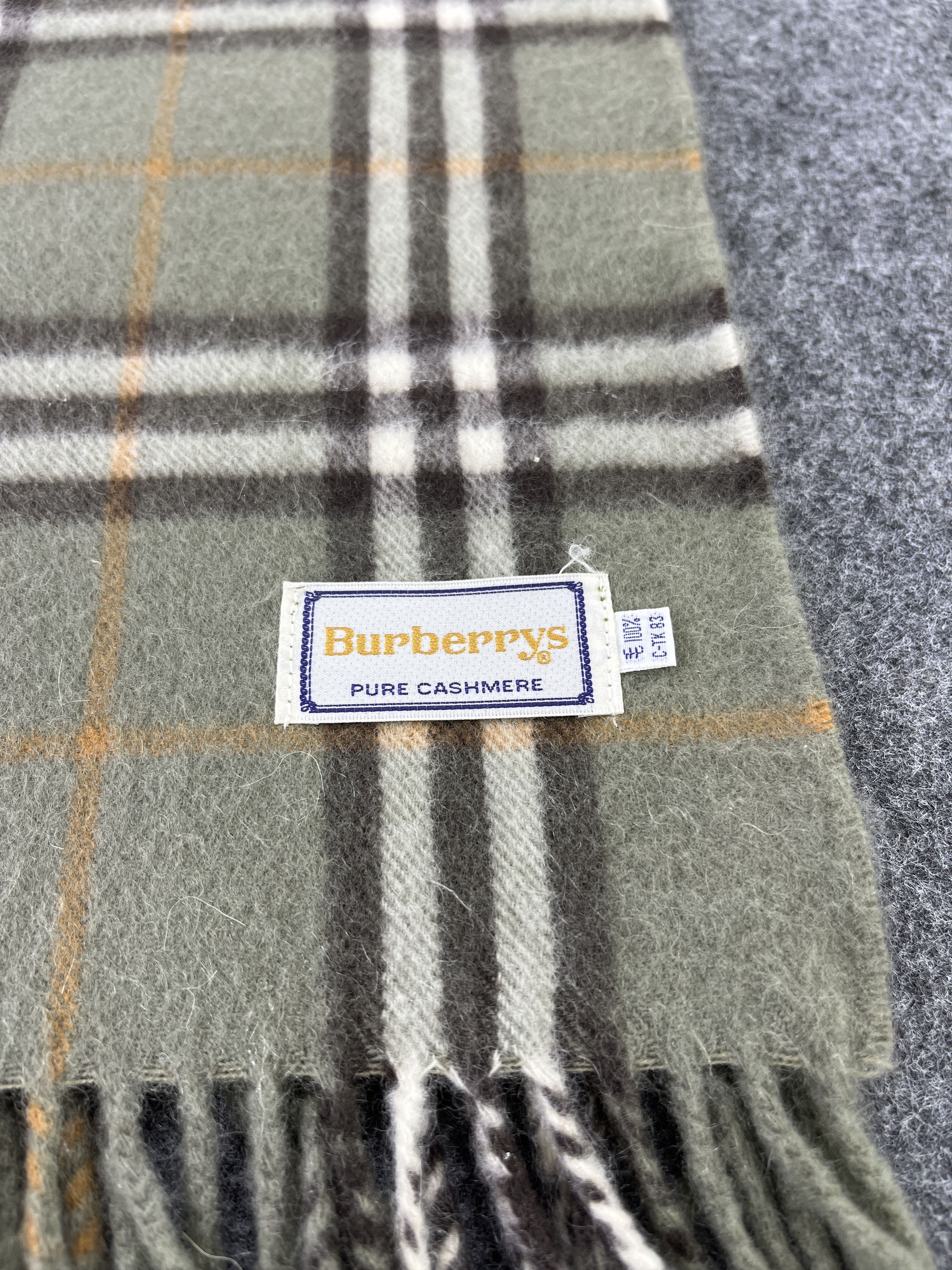Burberry × Vintage Burberry Scarf / Muffler / Neckwear T213 Size ONE SIZE - 5 Thumbnail