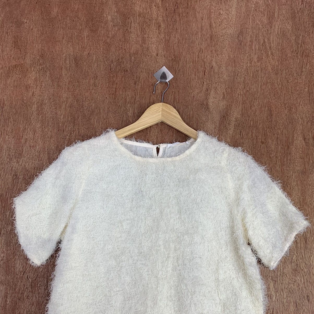 Homespun Knitwear × Vintage Retro Girl Mohair Furr fabric Sweatshirt Size S / US 4 / IT 40 - 2 Thumbnail