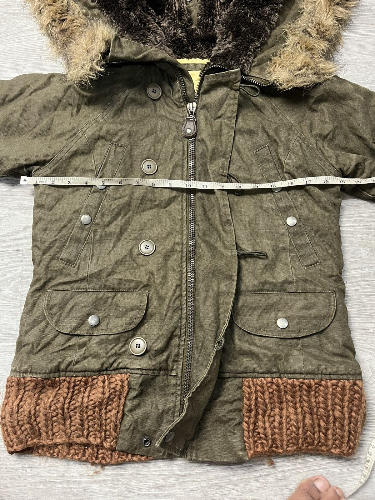 If Six Was Nine × Japanese Brand × Le Grande Bleu (L.G.B.) Japanese Faux Fur Jacket Goa lgb style Size M / US 6-8 / IT 42-44 - 9 Thumbnail