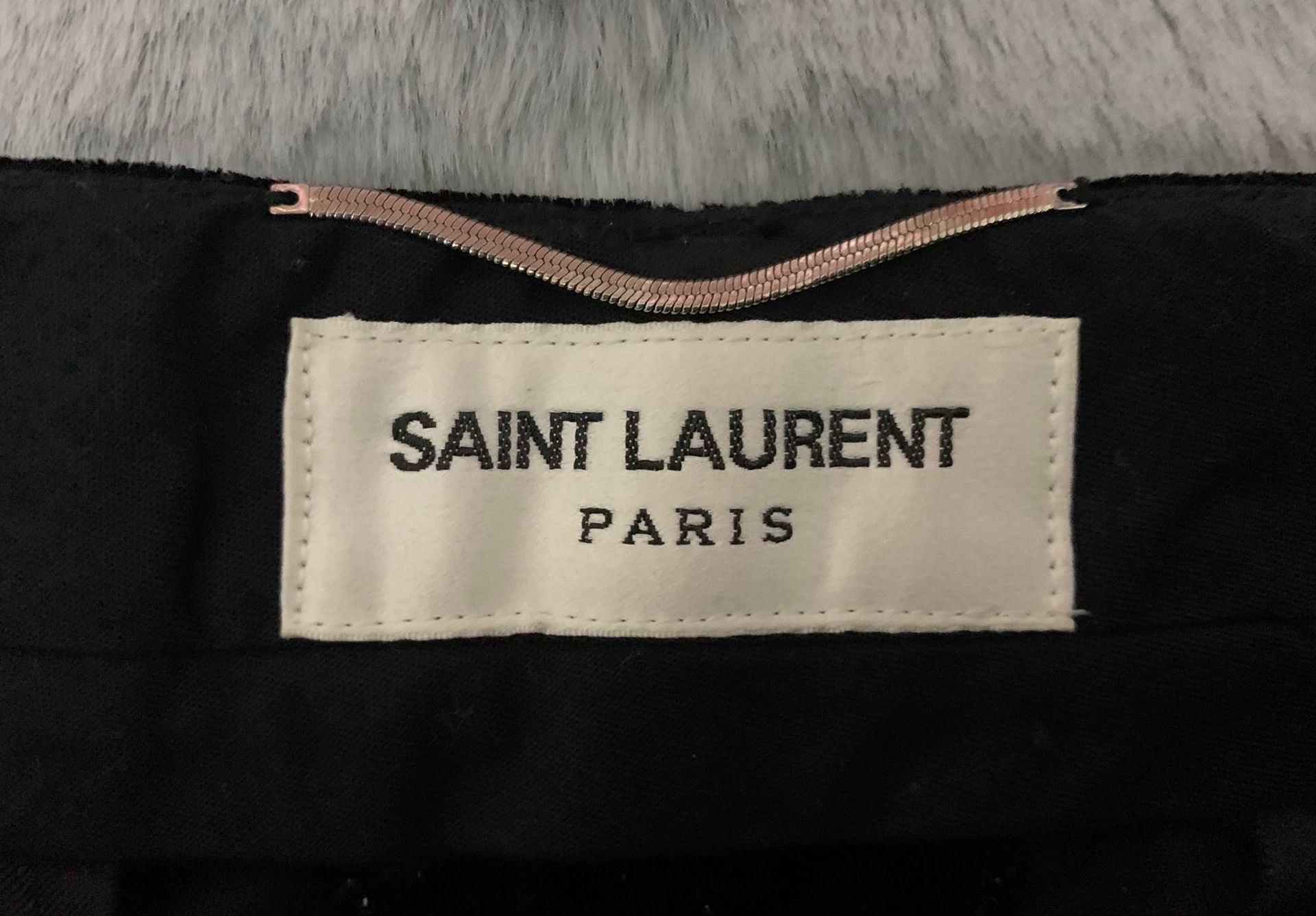 Saint Laurent Paris SLP 22FW Poster Black Stardust Sequin Velvet Trousers Size US 30 / EU 46 - 3 Thumbnail