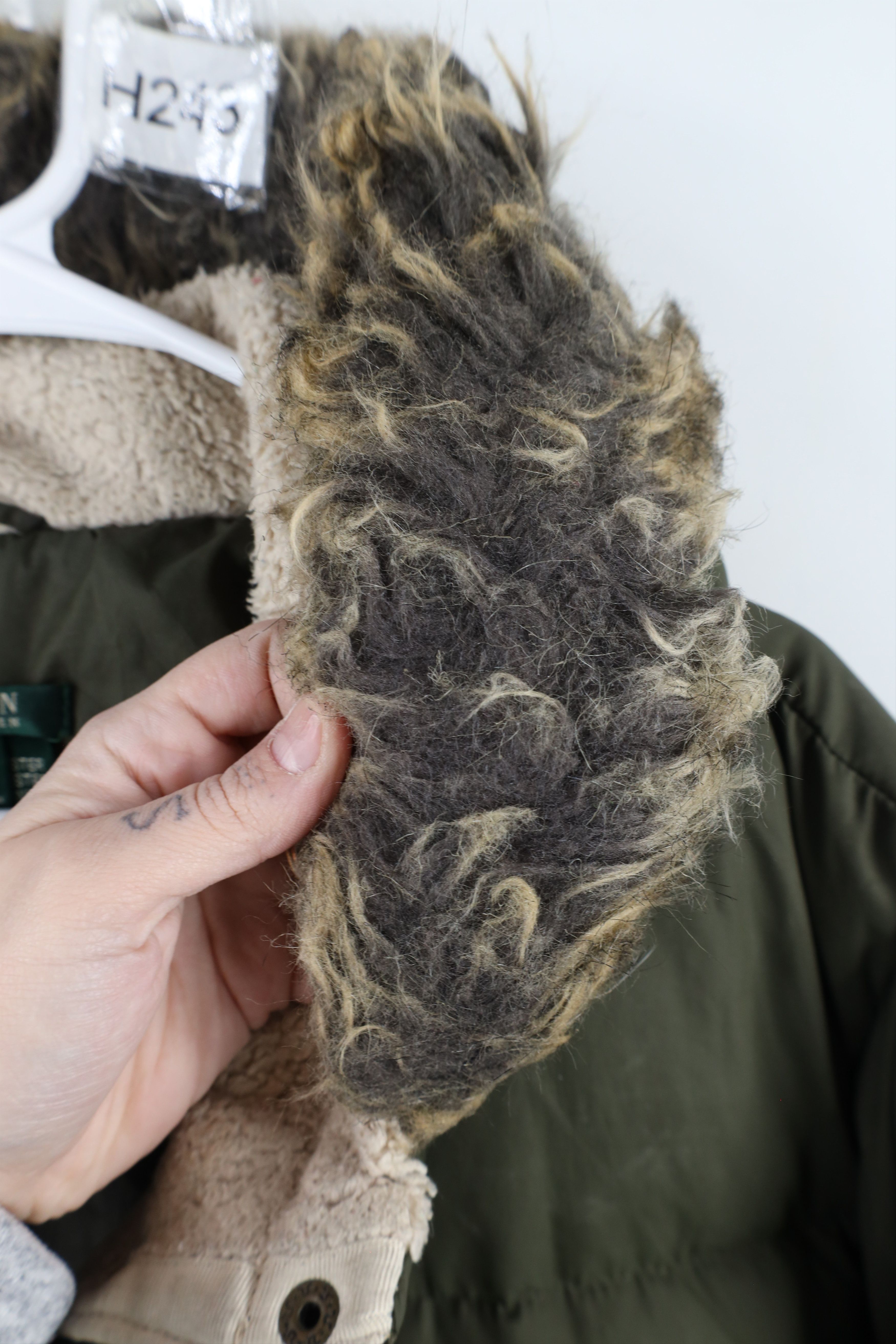 Ralph Lauren × Vintage Vintage 90s Ralph Lauren Fur Trim Down Hooded Puffer Jacket Size 3XL / US 20-22 - 9 Thumbnail