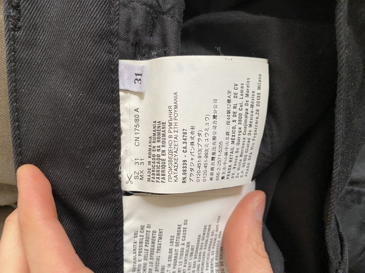 Prada 2019 black chino trousers Size US 31 - 8 Thumbnail