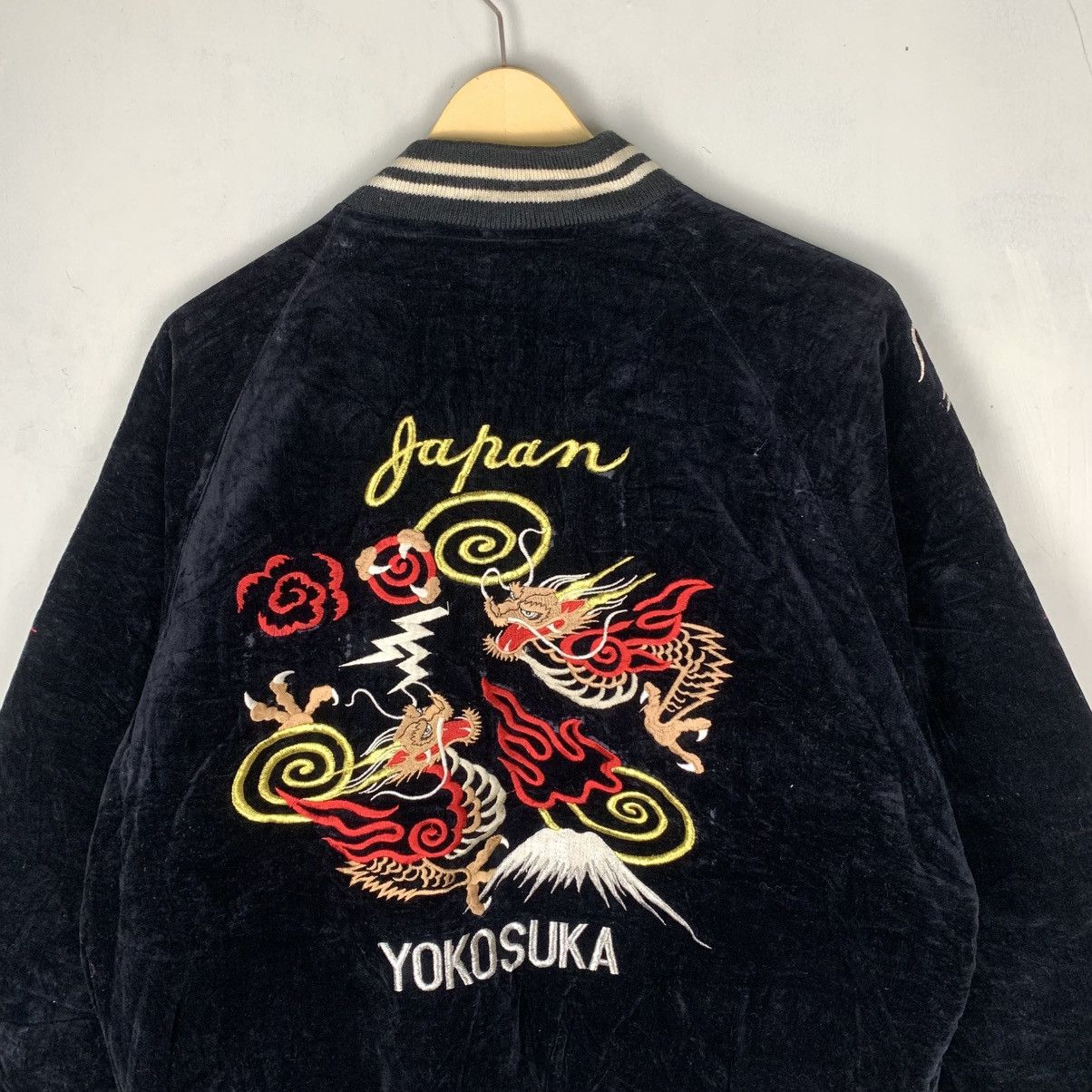 Vintage YOKOSUKA Scrip Japanese Sukajan Souvenir Jacket Size US M / EU 48-50 / 2 - 3 Thumbnail