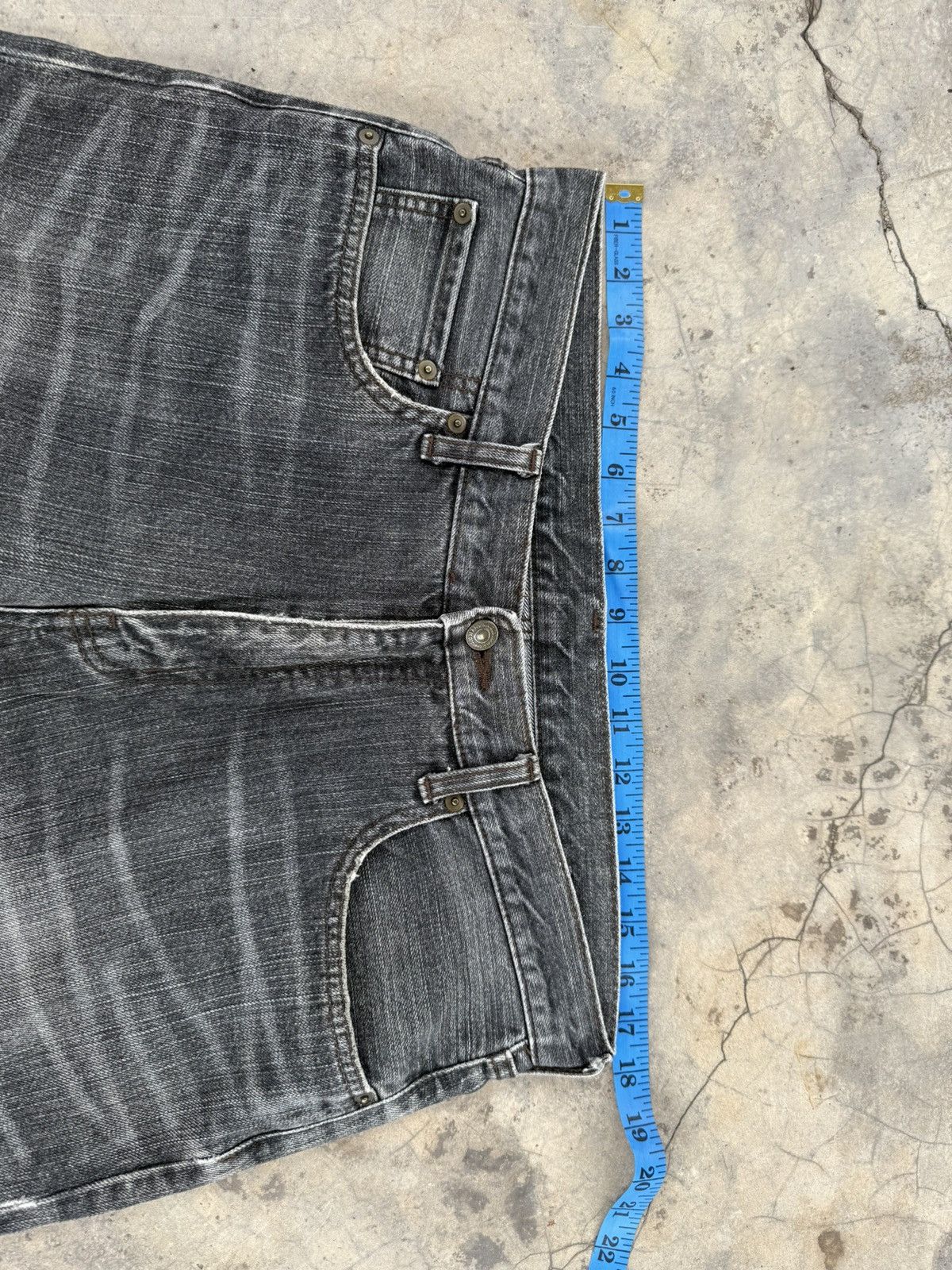 Japanese Brand VINTAGE JAPANESE FADED BLACK JEAN DENIM PANTS Size US 35 - 6 Thumbnail