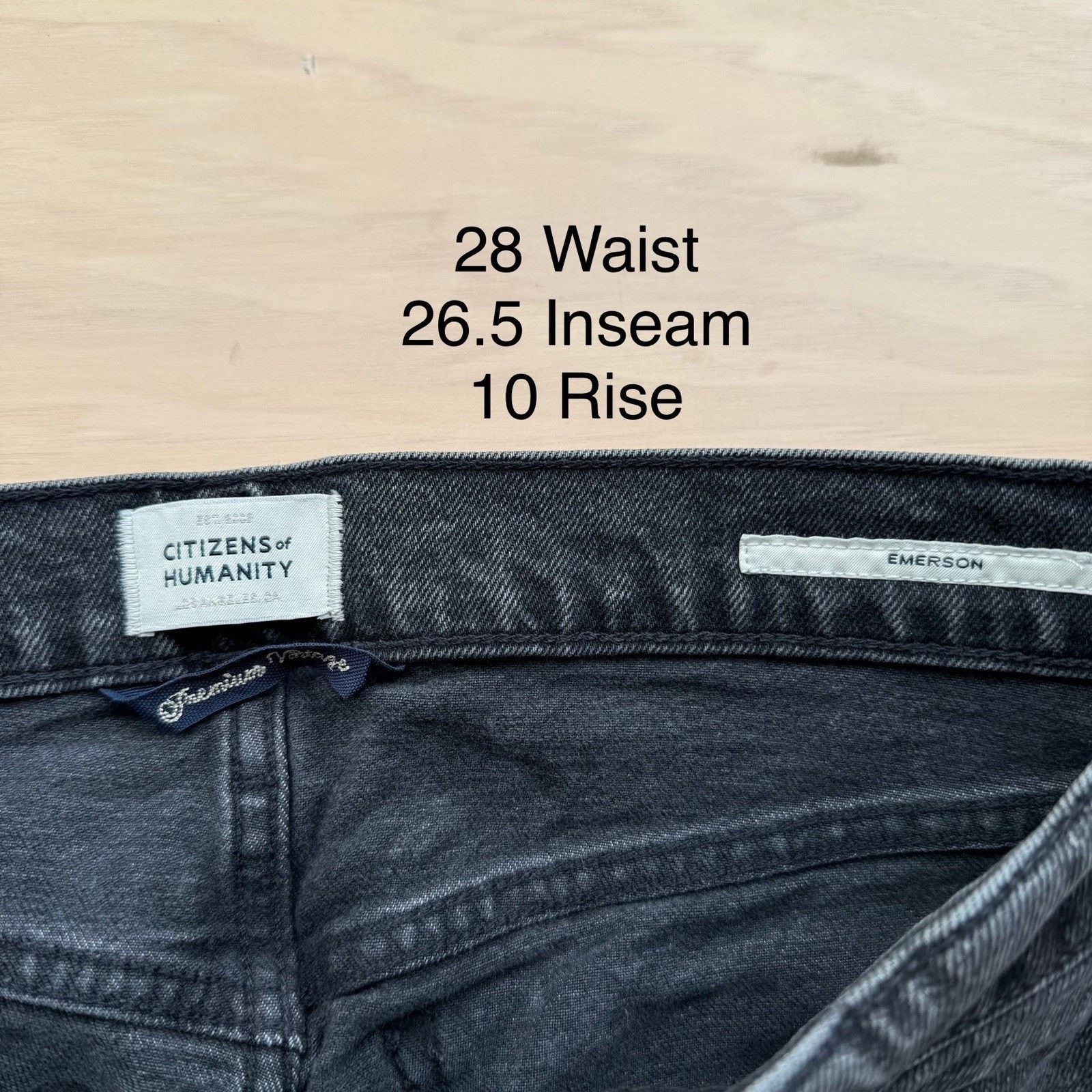 Citizens Of Humanity Citizens of Humanity Jeans Women's 28 Black Premium Vintage Size 28" / US 6 / IT 42 - 5 Thumbnail
