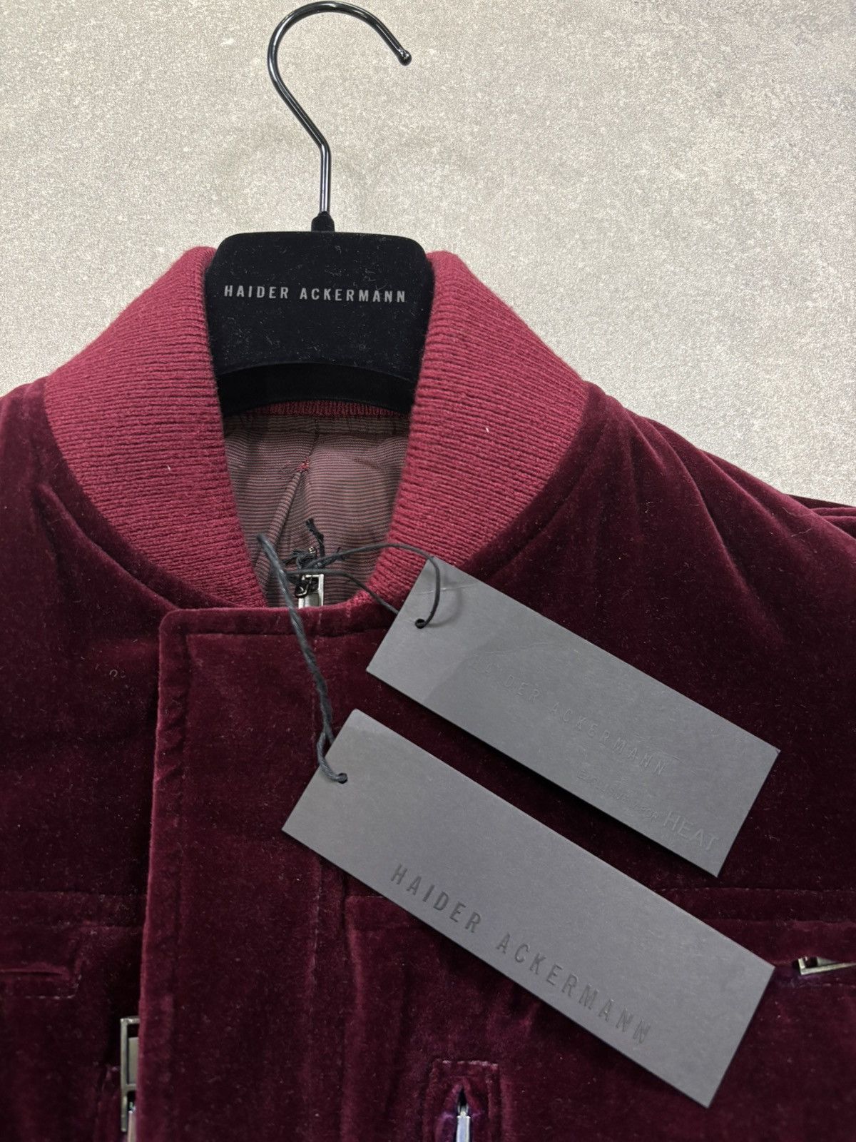 Haider Ackermann Haider Ackermann x HEAT 2021 Underground Velvet BomberJacket Size US L / EU 52-54 / 3 - 7 Thumbnail