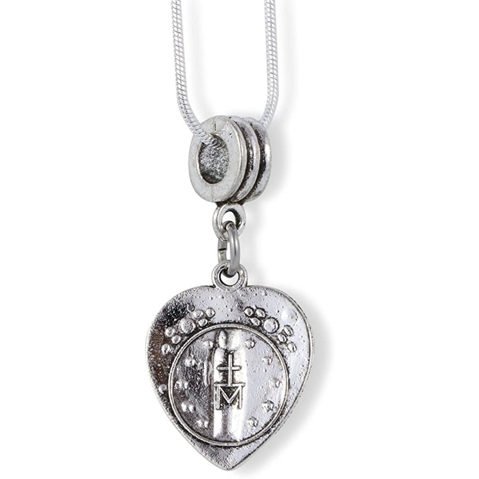 & Other Stories Virgin Mary Charm Snake Chain Necklace Size ONE SIZE - 2 Thumbnail