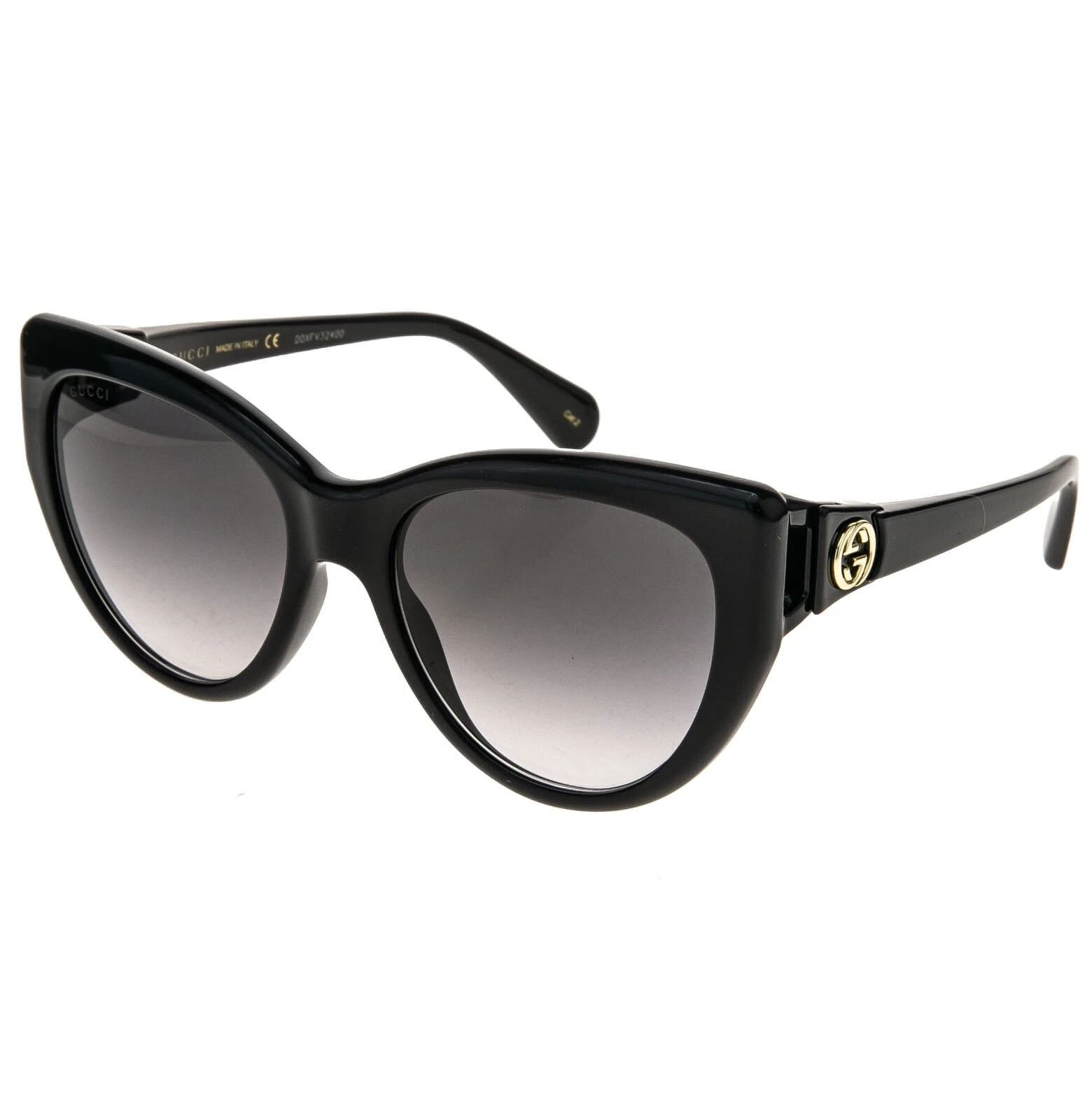 Gucci GUCCI GG0877S 0877 Black Oversized Cat eye Logo 001 Size ONE SIZE - 9 Thumbnail