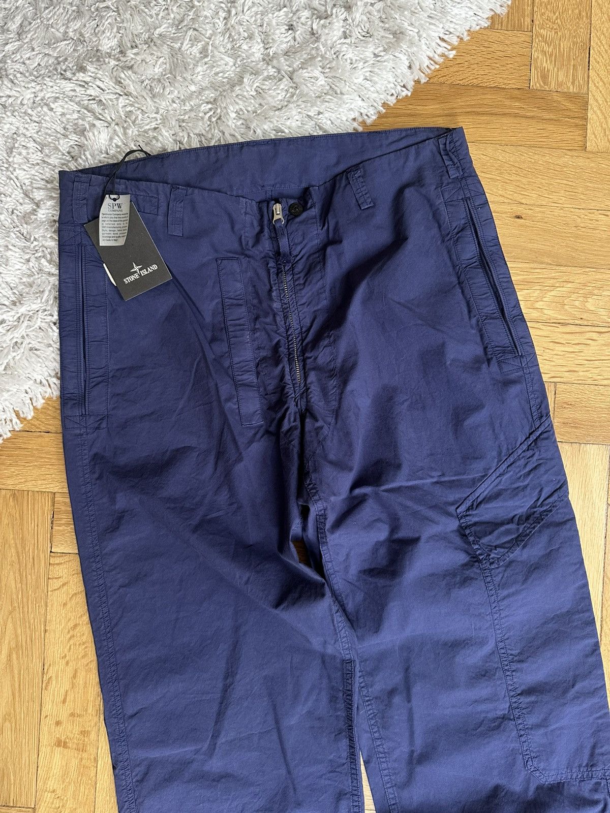 Stone Island Stone Island Vintage Rare 00s Archive Purple Cargo Pants Size US 32 / EU 48 - 4 Thumbnail