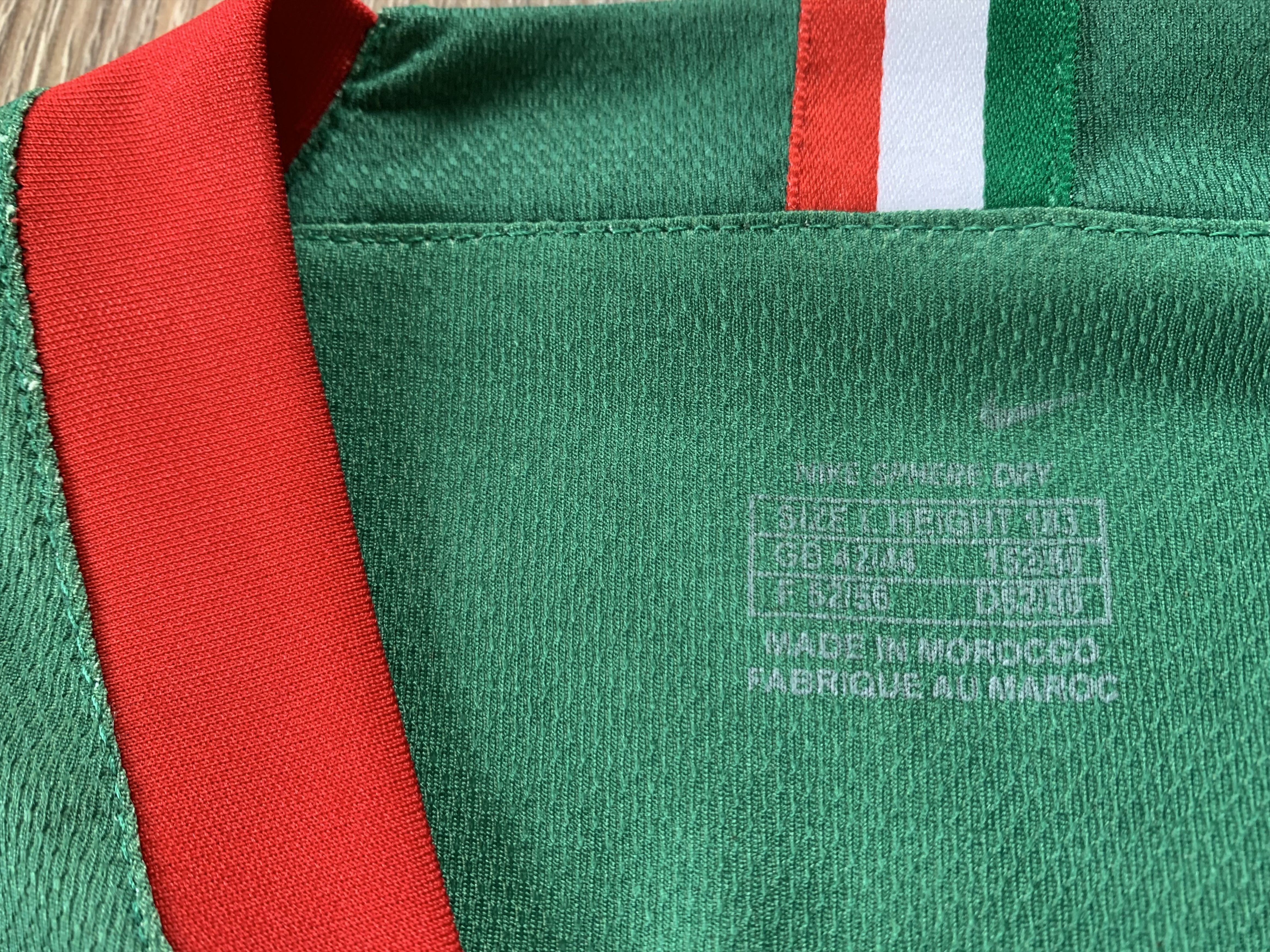 Vintage Vintage Nike Mexico World Cup Shirt Jersey 2006 Size US L / EU 52-54 / 3 - 6 Thumbnail