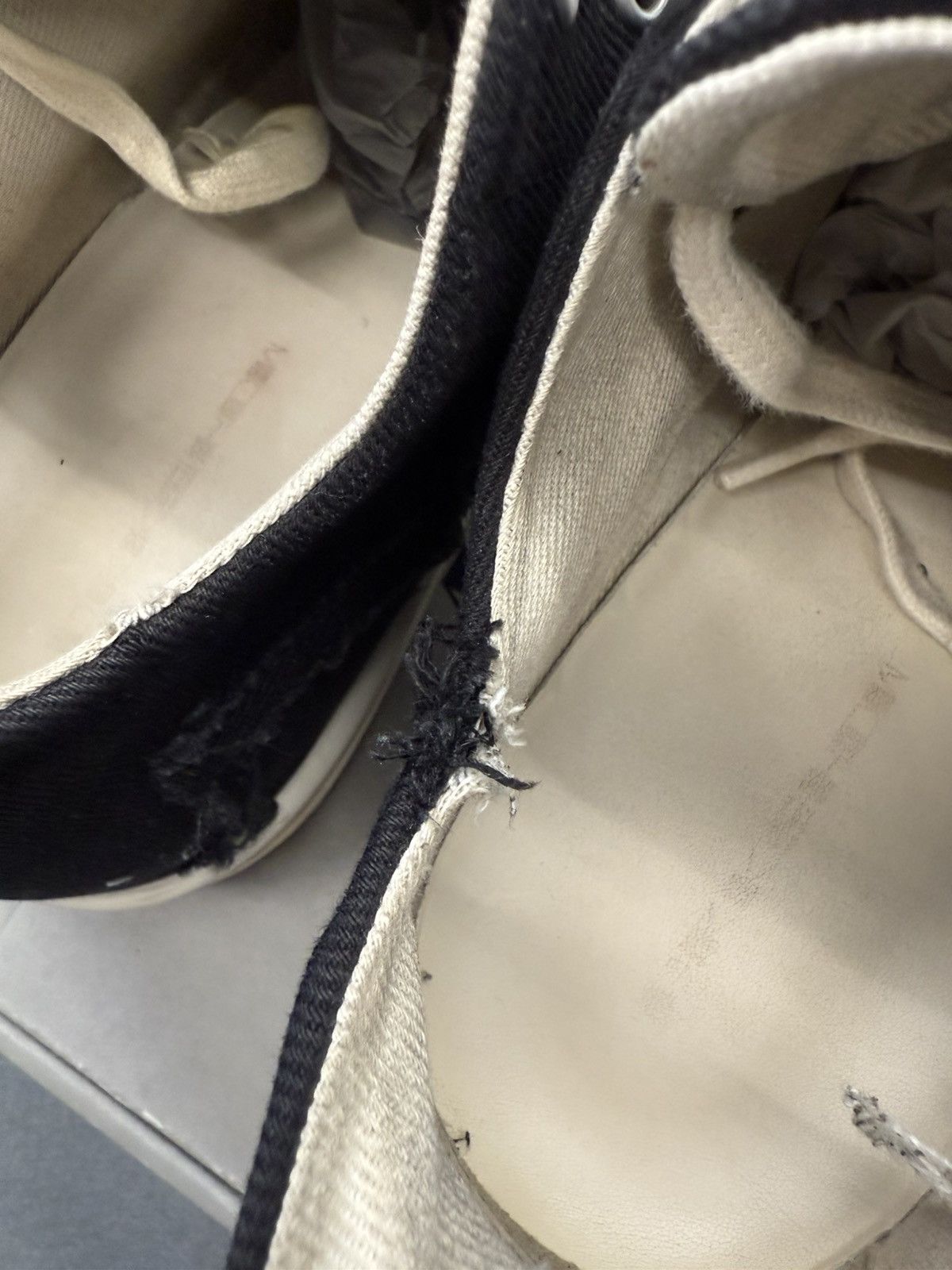 Rick Owens Rick Owens DRKSHDW Slashed Low Sneaker Size 40 / US 7 Size US 7 / EU 40 - 8 Thumbnail