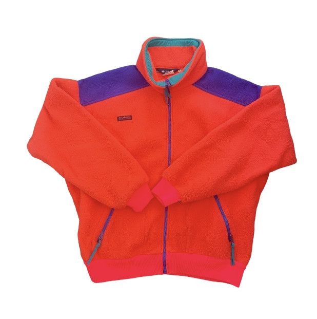 Columbia Vintage Columbia Neon Sweater Size L / US 10 / IT 46 - 1 Thumbnail