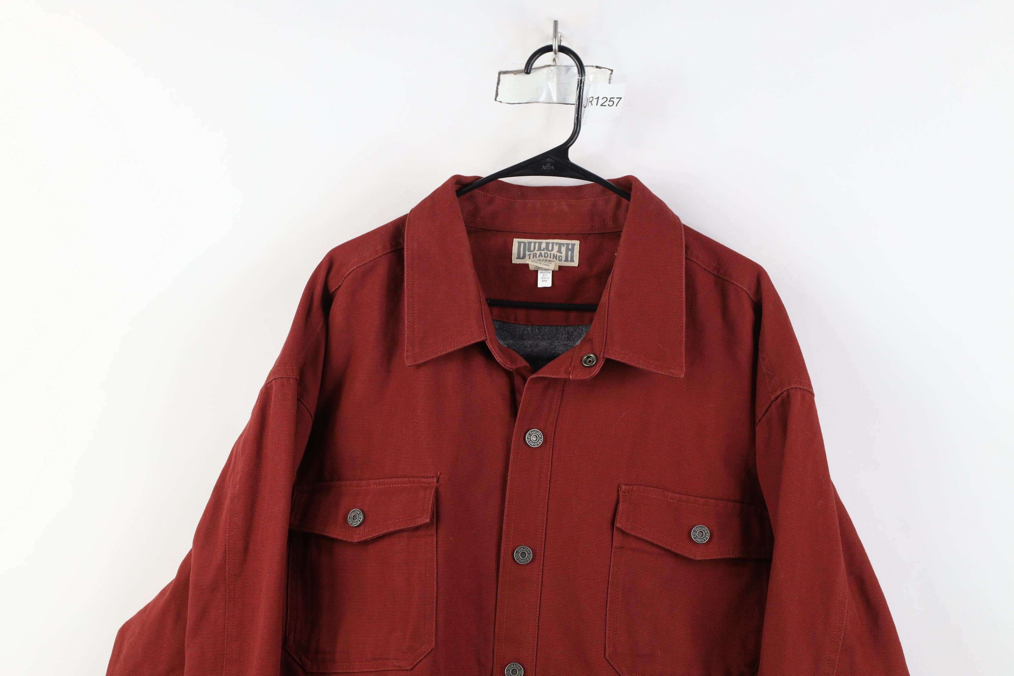 Duluth Trading Company Duluth Trading Co Hanger Bender Fire Hose Shirt Jacket Jac Size US XXL / EU 58 / 5 - 2 Thumbnail