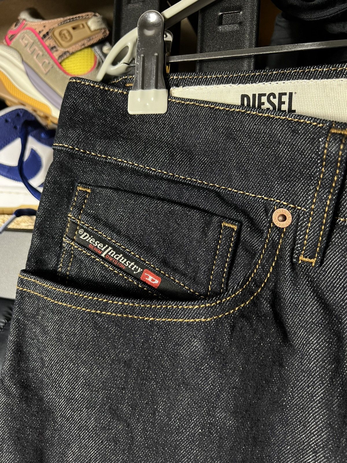 Diesel Diesel Raw Tapered Fit Jeans 🇮🇹 Premium Dark Wash Denim Size US 32 / EU 48 - 12 Thumbnail