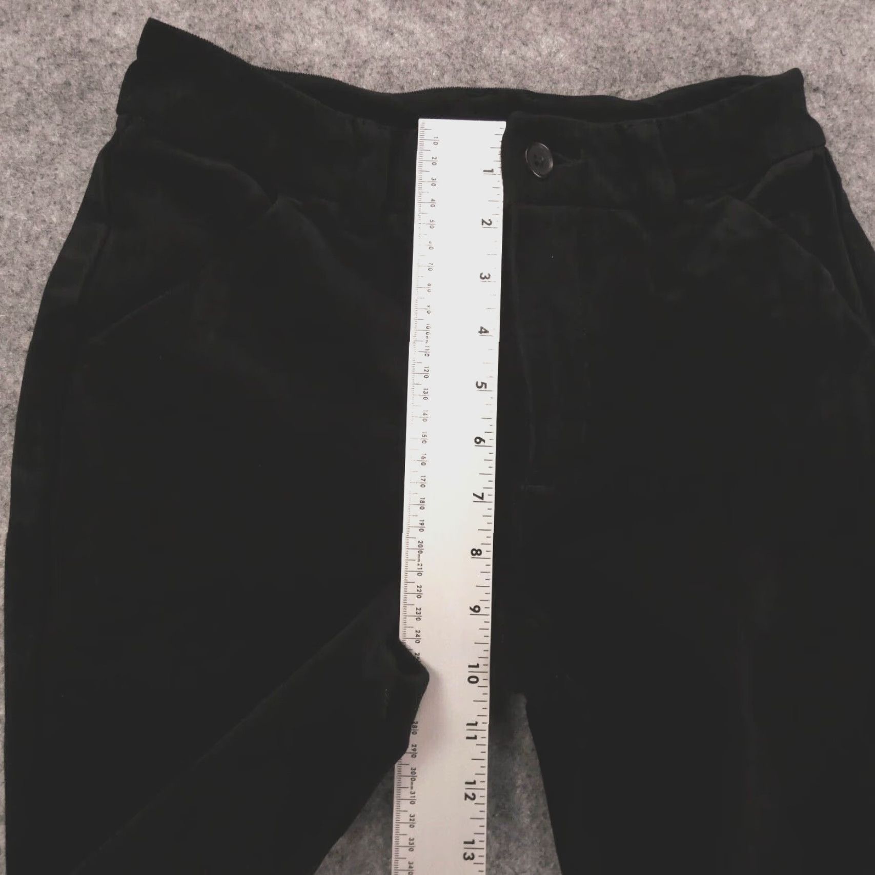 Velour Duluth Pants Womens 2 Stretch Skinny Chino Flat Front Velour Black Size 26" / US 2 / IT 38 - 7 Thumbnail