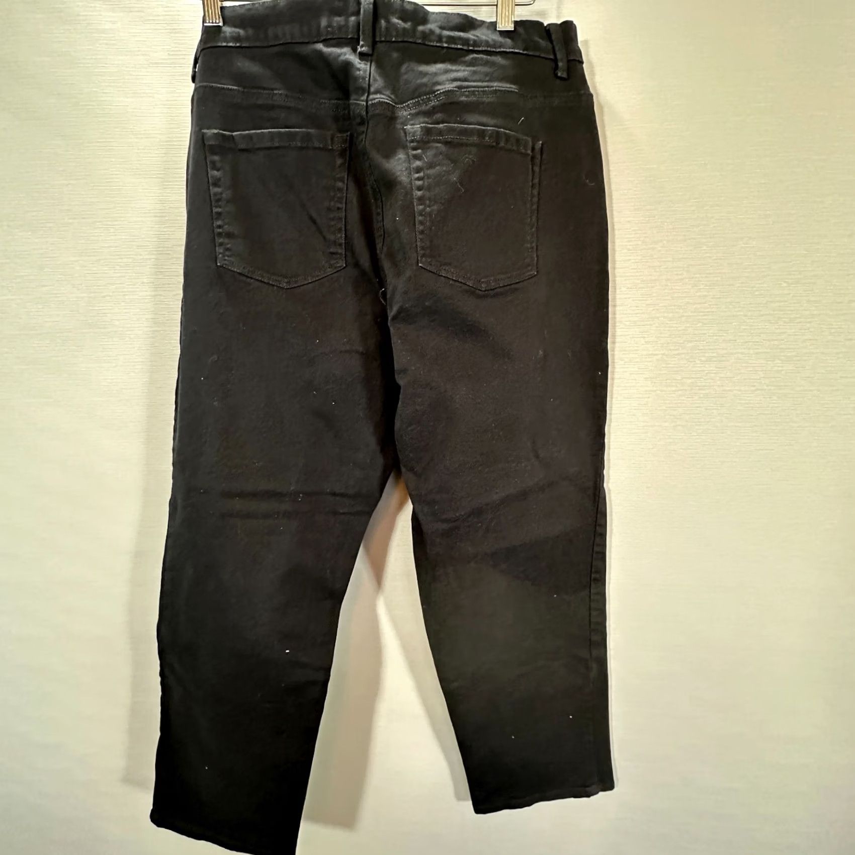 Gloria Vanderbilt Gloria Vanderbilt Jeans Womens 16W Short Amanda Black Cotton Stretch Pockets Denim Straight 5-Pocket Zipper Vintage No Size 38" / US 16 / IT 52 - 7 Thumbnail