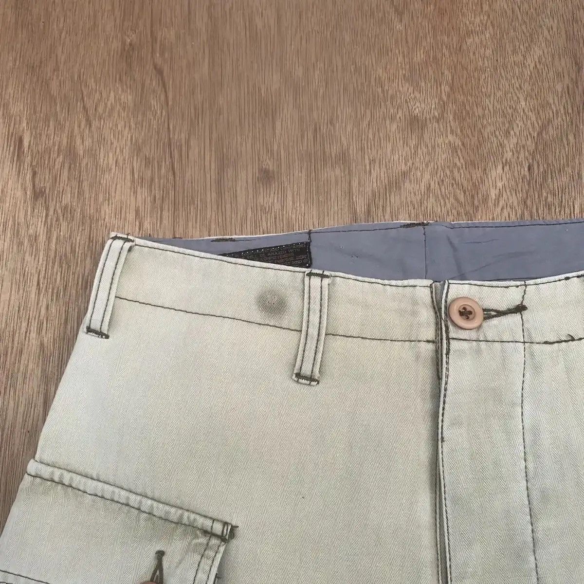 Japanese Brand SUN FADED‼️VINTAGE ARMY TROUSERS HBT MONKEY CARGO PANTS RARE Size US 28 / EU 44 - 9 Thumbnail