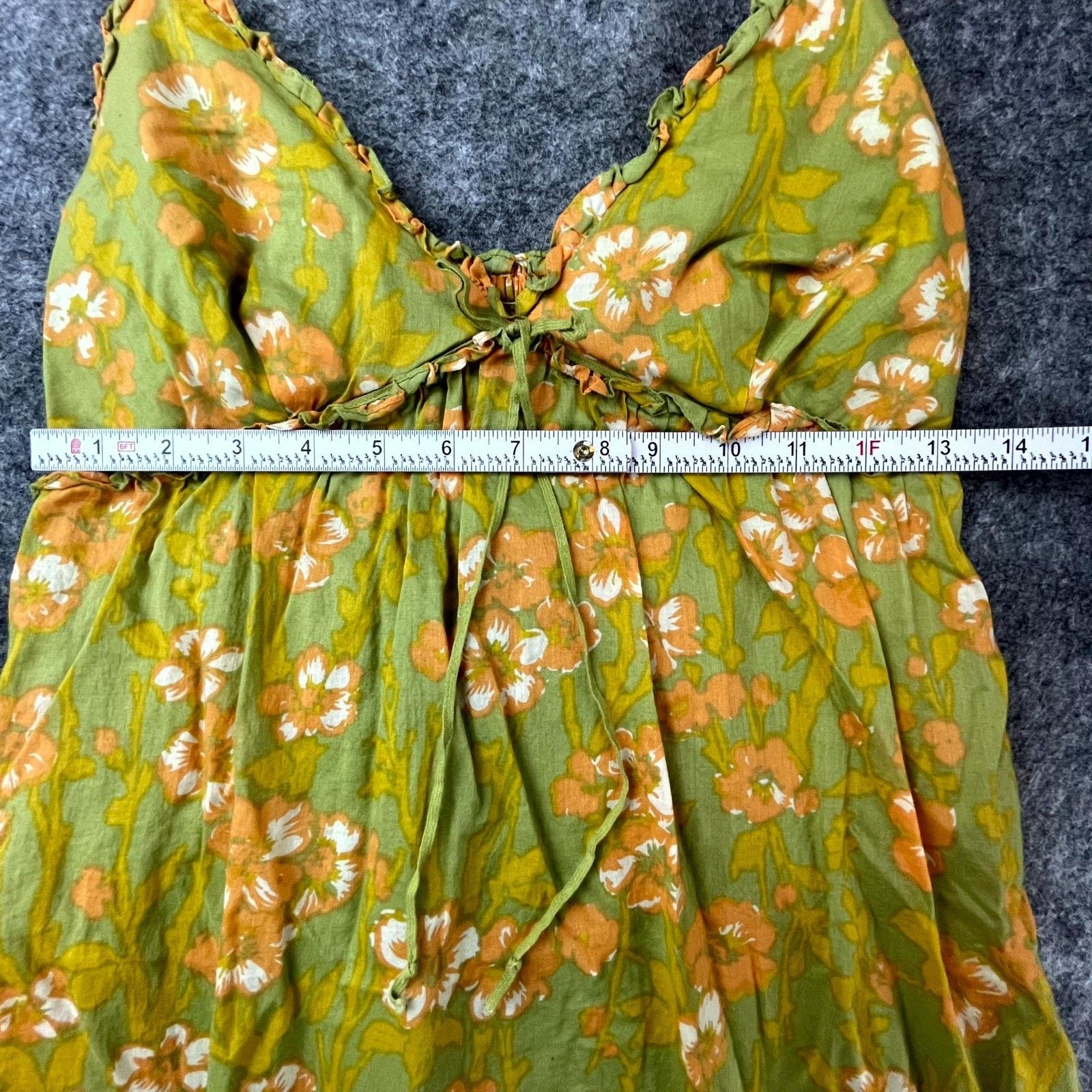 Lucky Brand Lucky Brand Dress XS Babydoll Ruffle Boho Fairycore Indie Size XS / US 0-2 / IT 36-38 - 5 Thumbnail