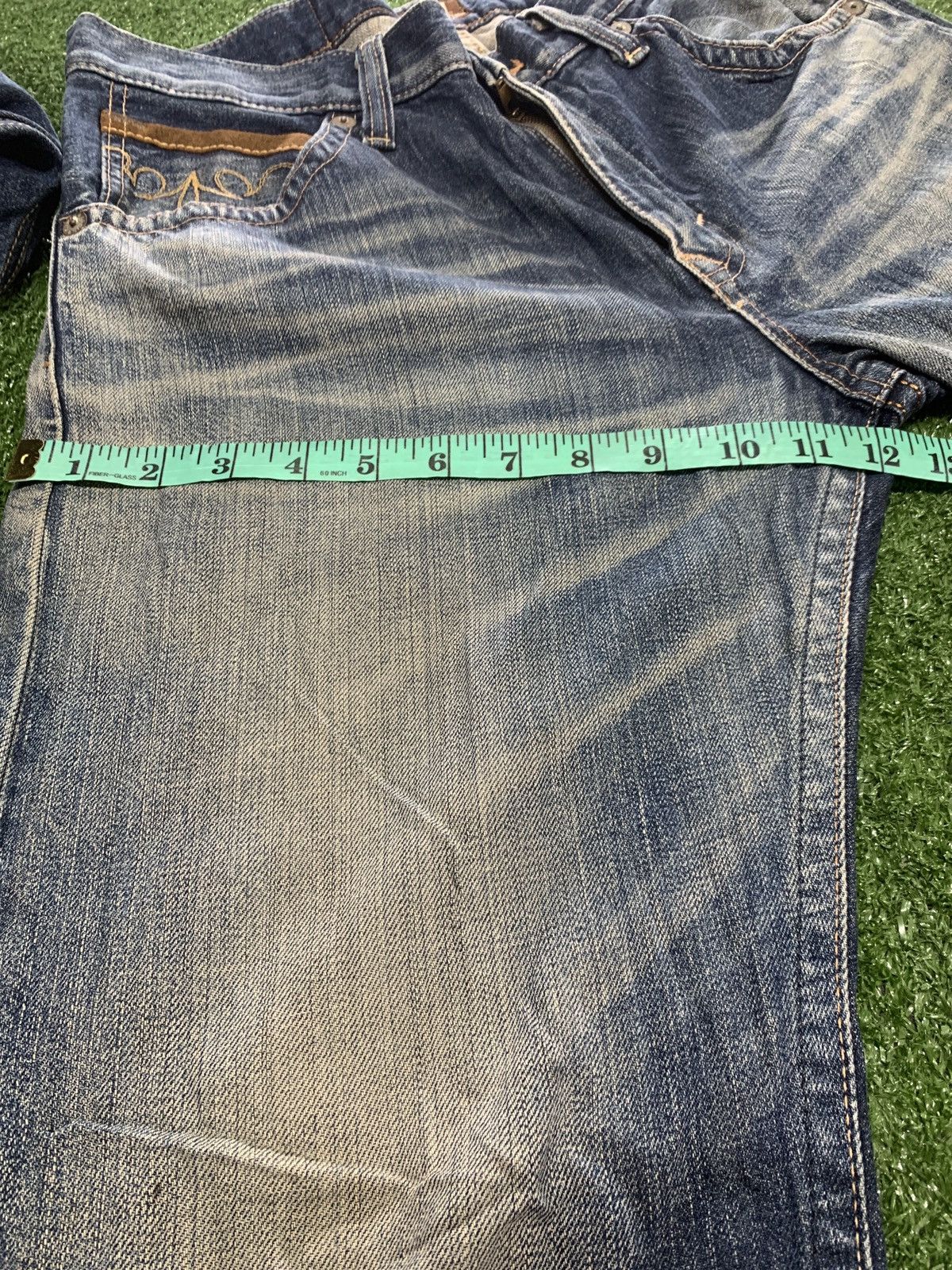 Edwin EDWIN exclusive vintage Faded Denim Leather Pocket Flap Size US 32 / EU 48 - 11 Thumbnail