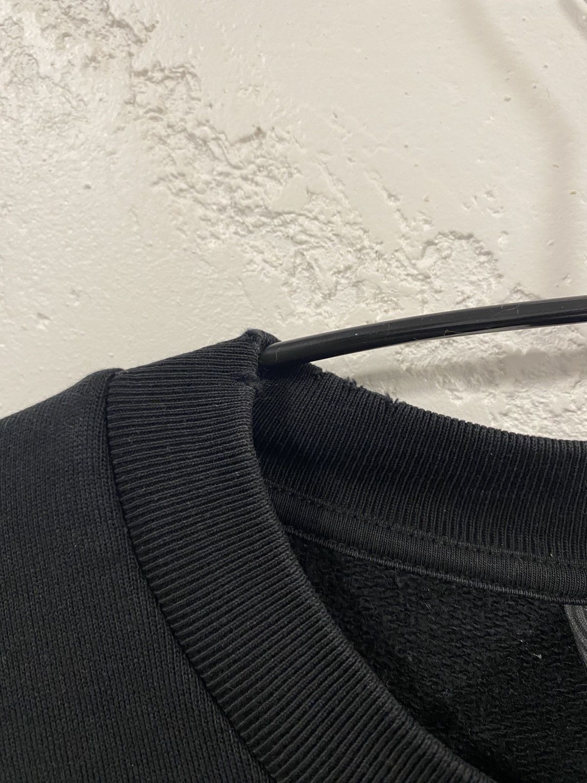 Just Cavalli Just Cavalli Black Distressed Sweatshirt Size: S (Oversized) Size US S / EU 44-46 / 1 - 3 Thumbnail
