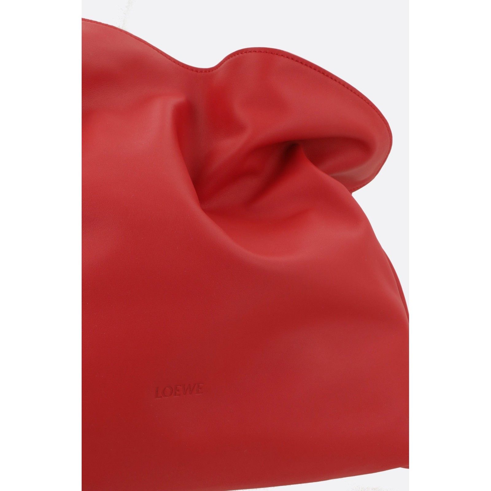 Loewe LOEWE Flamenco Medium Coil $4450 Scarlet Red Nappa Leather C Size ONE SIZE - 4 Thumbnail