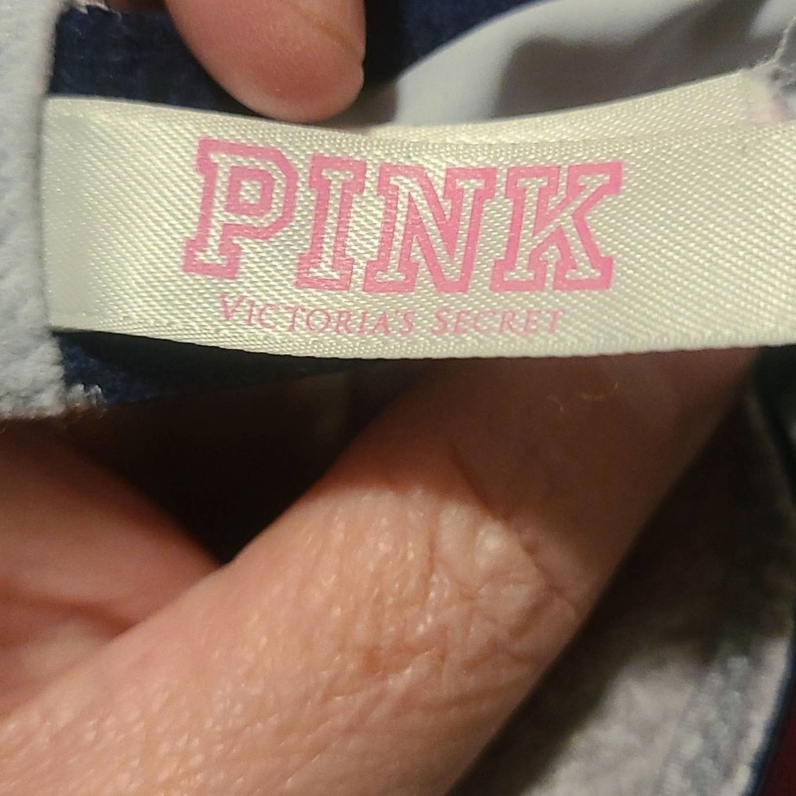 Pink Victoria's Secret PINK Push-up Top - Teal Blue, Heather Grey Size ONE SIZE - 5 Thumbnail