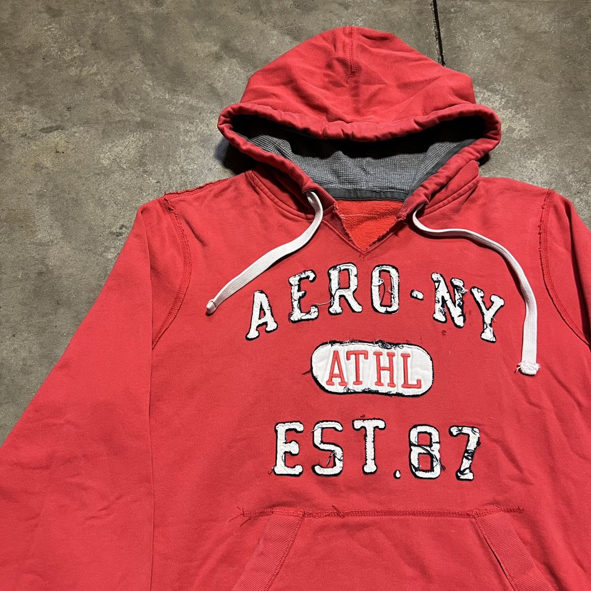Aeropostale Vintage Aeropostale Aero NY 87 Hoodie Sweatshirt Surf Skater Size US XL / EU 56 / 4 - 5 Thumbnail